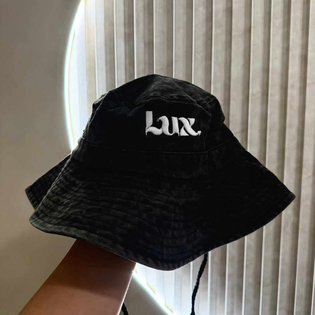 Lux Black Bucket Hat