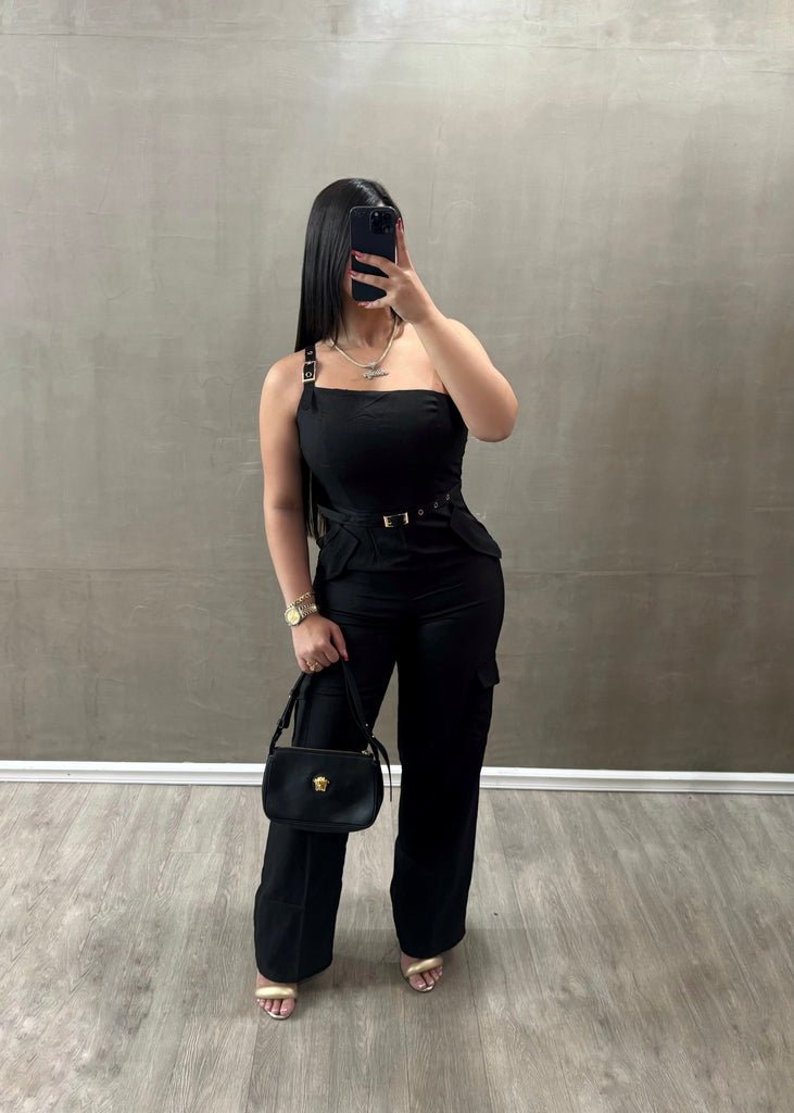 Belle Black Jumpsuit