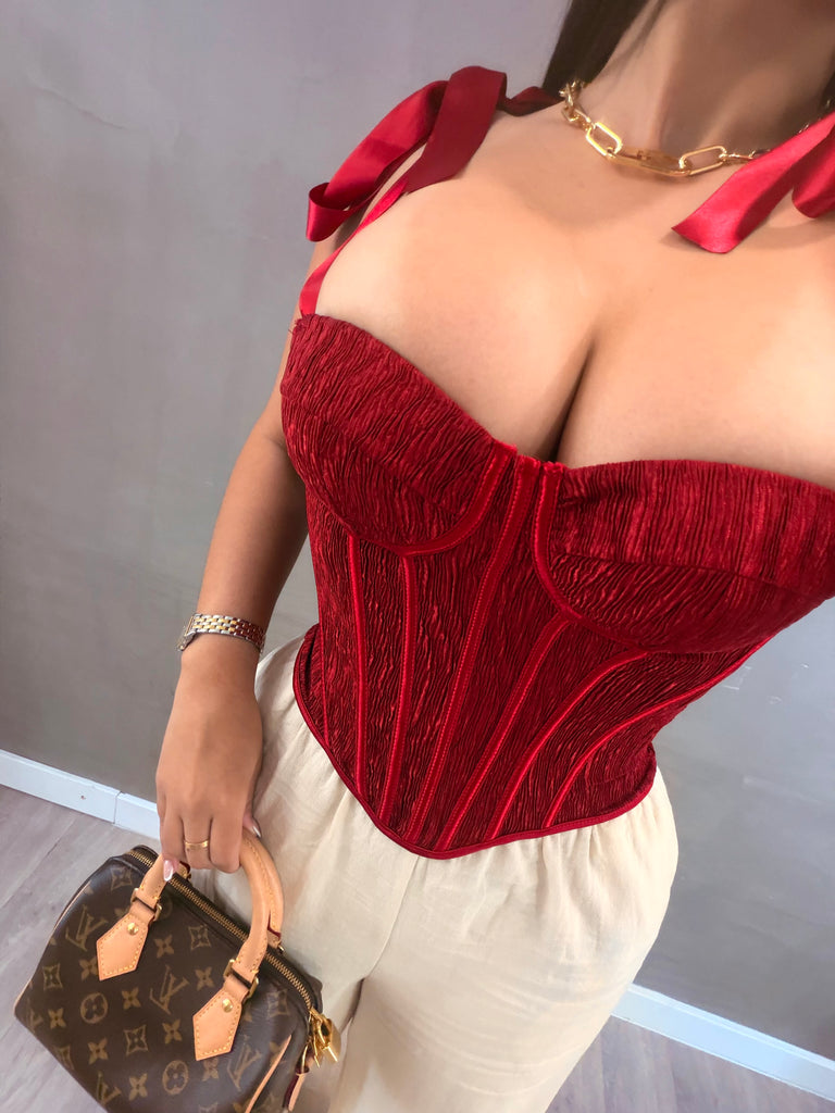 Passion Red Corset