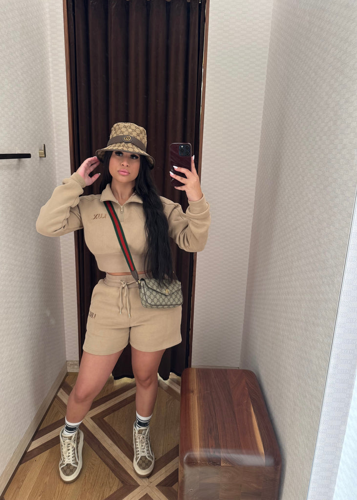 Lux Tauro Set- Nude & Brown