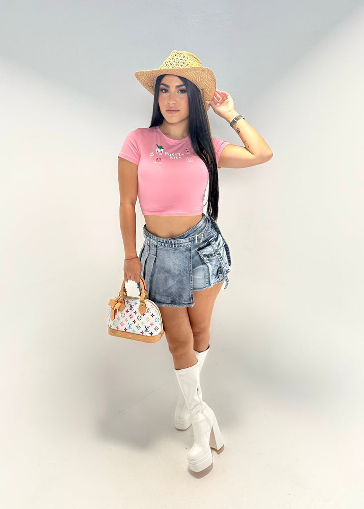 Jean Blue Skort