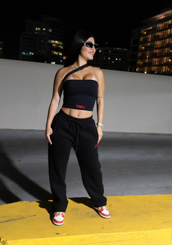 Lux Black & Red Bottom