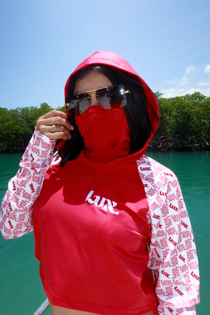 Lux Red Rashguard