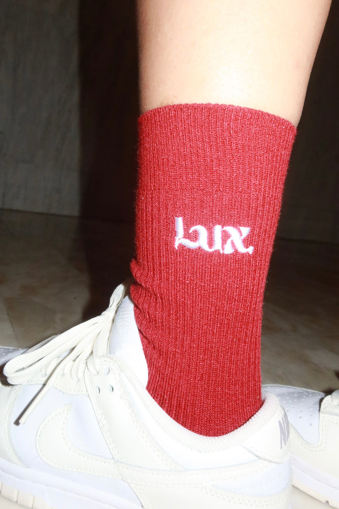 Lux Red Socks