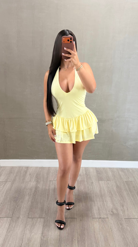 Butter Yellow Dress