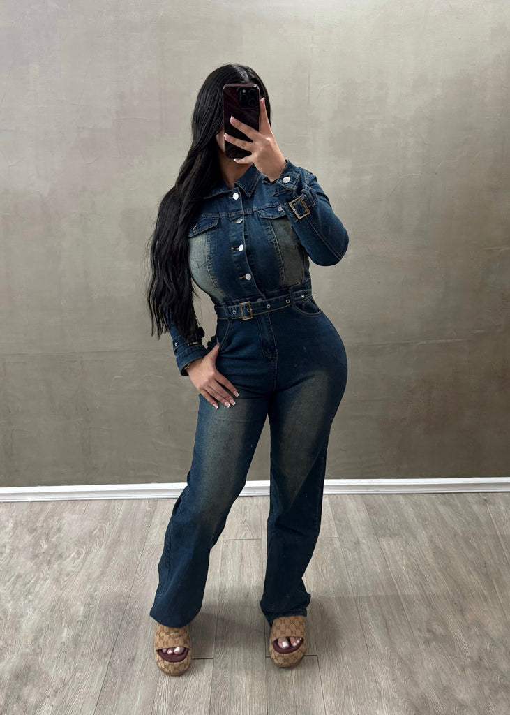 Denim Blue Jumpsuit