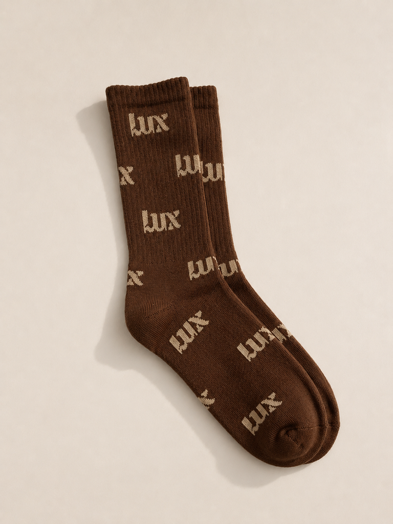 Lux Premiun Brown Socks