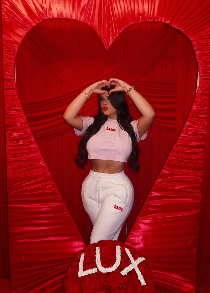 Love Love Bottom ( Red & White )