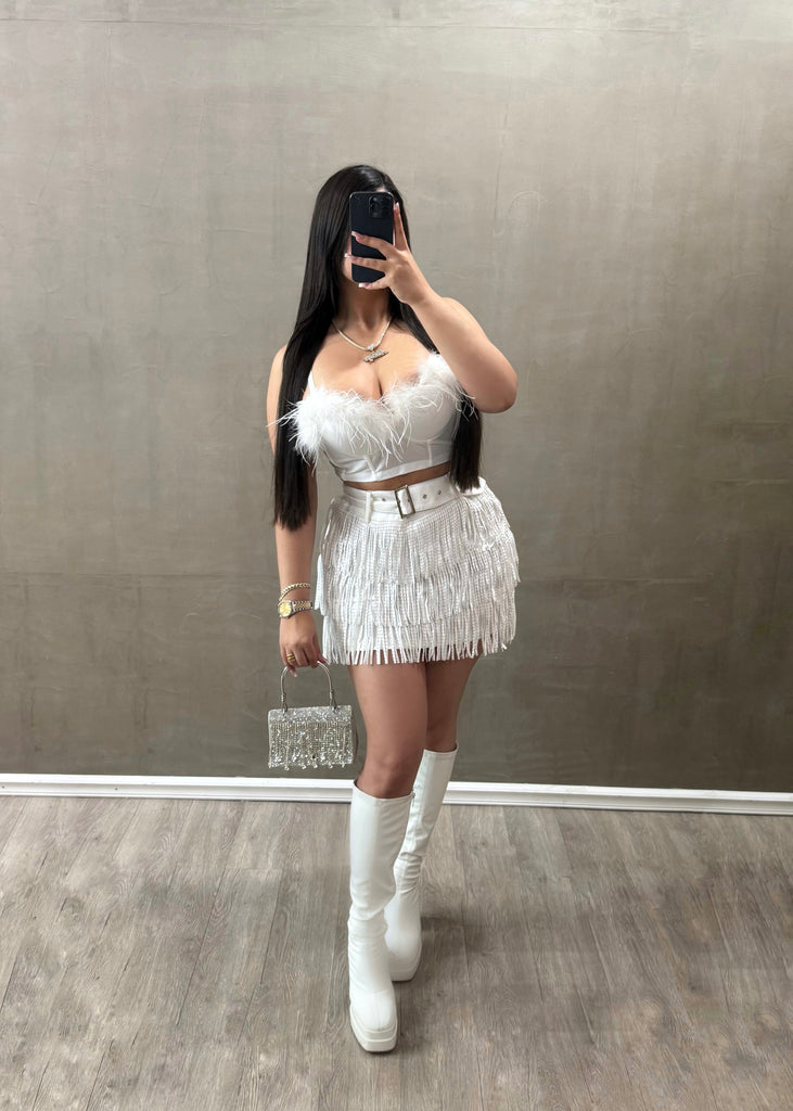 Beauty White Skirt