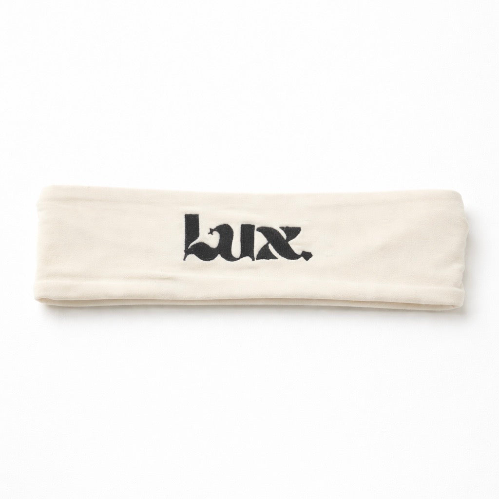 Lux White Hair Band