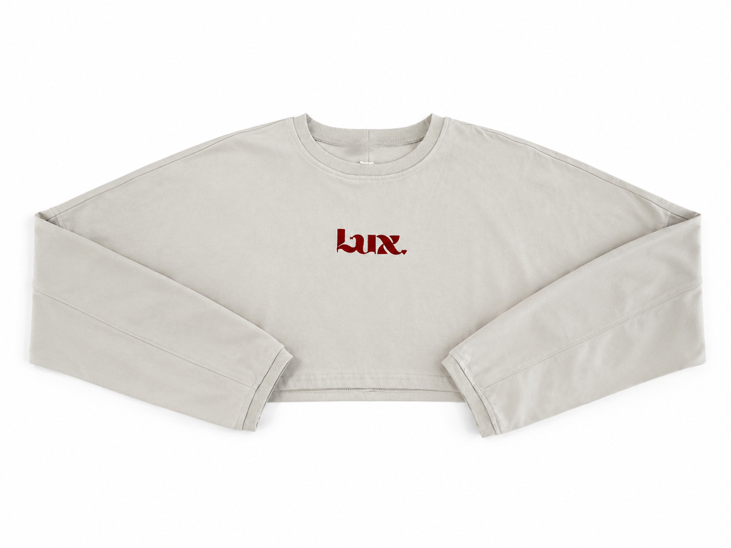 Lux I Want Gray Top