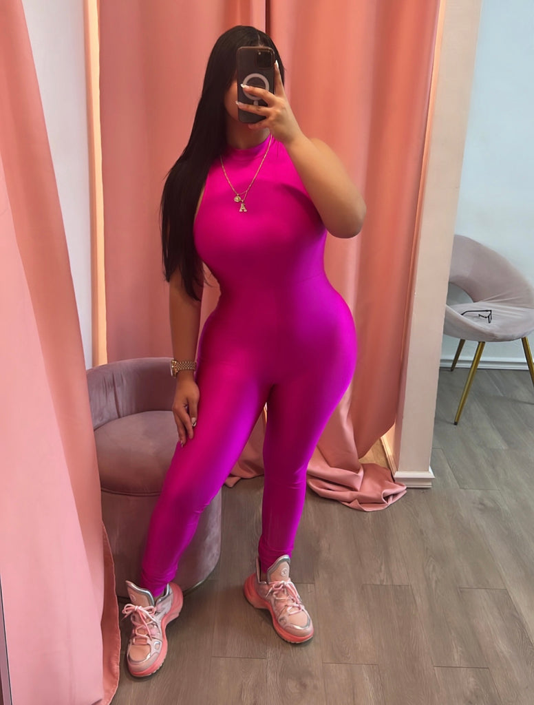Lux Pink Jumpsuit